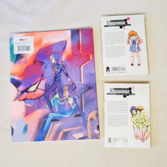 NIP&NWOT-Evangelion Bundle: Illustrations 2007-2017, Neon Genesis 15 & 14 Books - Picture 2 of 9